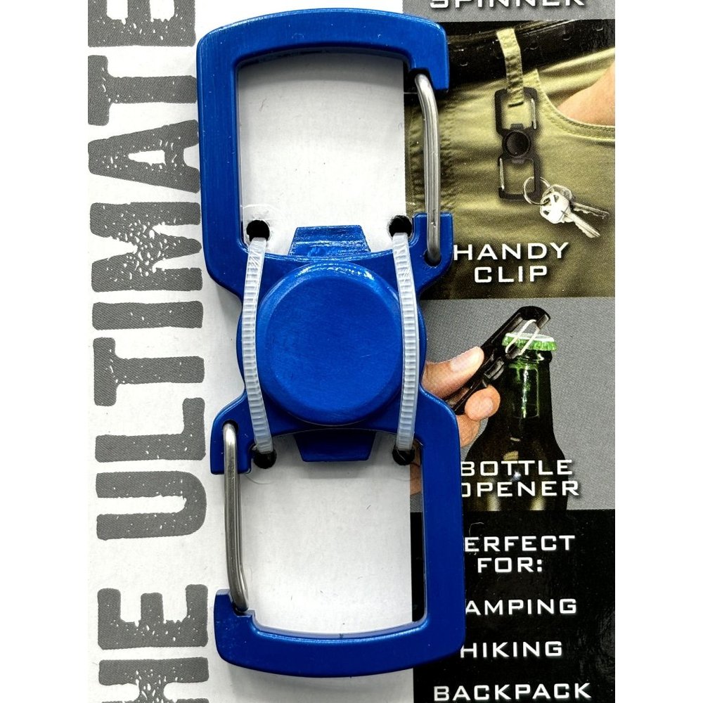 The Ultimate Hand Fidget Spinner Can Opener Clip New Blue